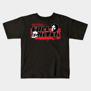 Greetings from Fall River - Lizzie Borden Tribute Kids T-Shirt